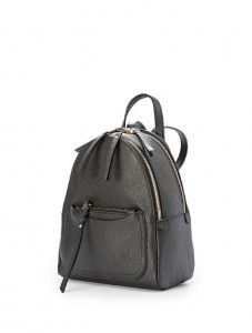 Gianni Chiarini Ogiva Smal Black Leather Backpack1