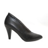 The Bag Black leather high heel pumps1