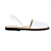 Minorquines Avarca White Leather Sandals