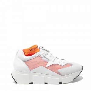 Vic Matie White See-Through Sneakers