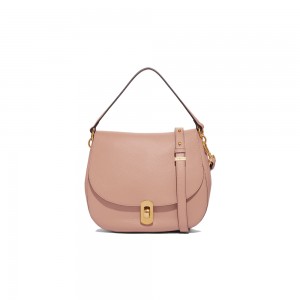 Coccinelle Zaniah Pink Leather Handbag