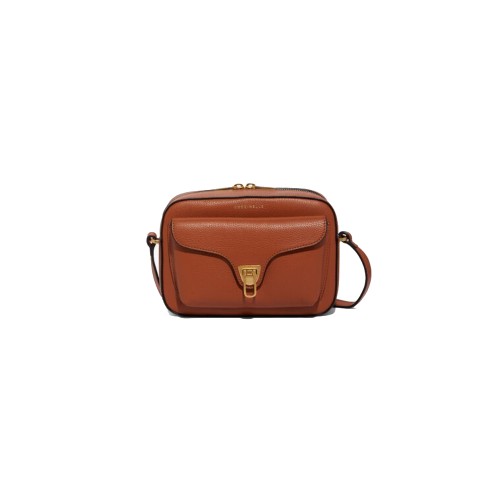 Coccinelle Beat Soft Tabac Leather Cross-body Bag