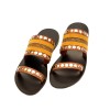 Nanni-Yellow-Leather-Flat-Sandals-2