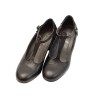 Lilimill Black Mid Heel Shoes 3