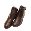 Lilimill Crocco Print Brown Ankle Boots 3