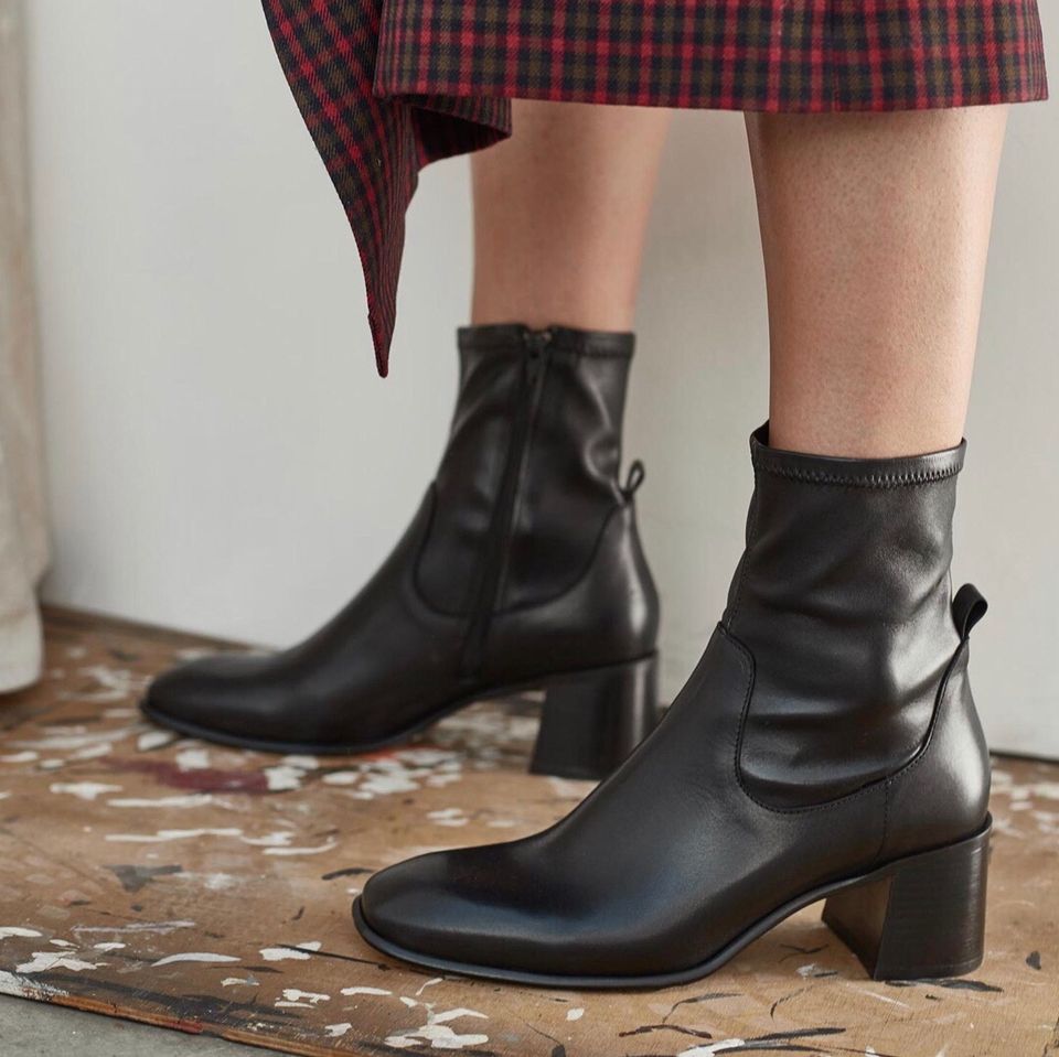E8 By Miista Azra Black Leather Boots