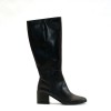 The Bag Medium Heel Black Boots