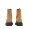KMB Beige Suede Lace Up Boots (1)