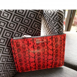 Coccinelle Red Leather Purse