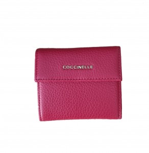 Coccinelle red leather wallet