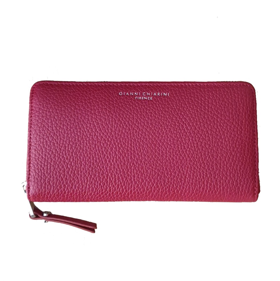 Gianni Chiarini Large Red Leather Wallet