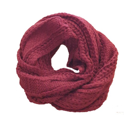 Red Knitted Scarf 1