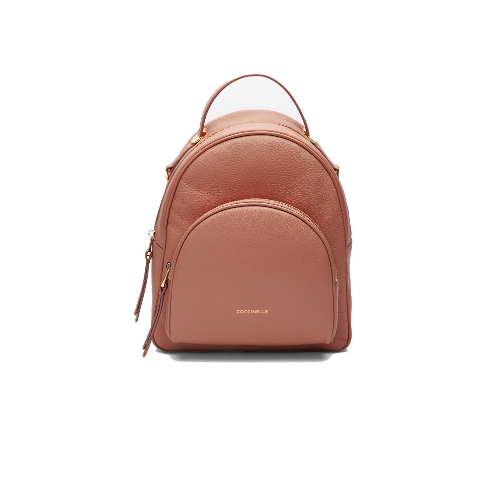 Coccinelle Lea Coral Leather Backpack