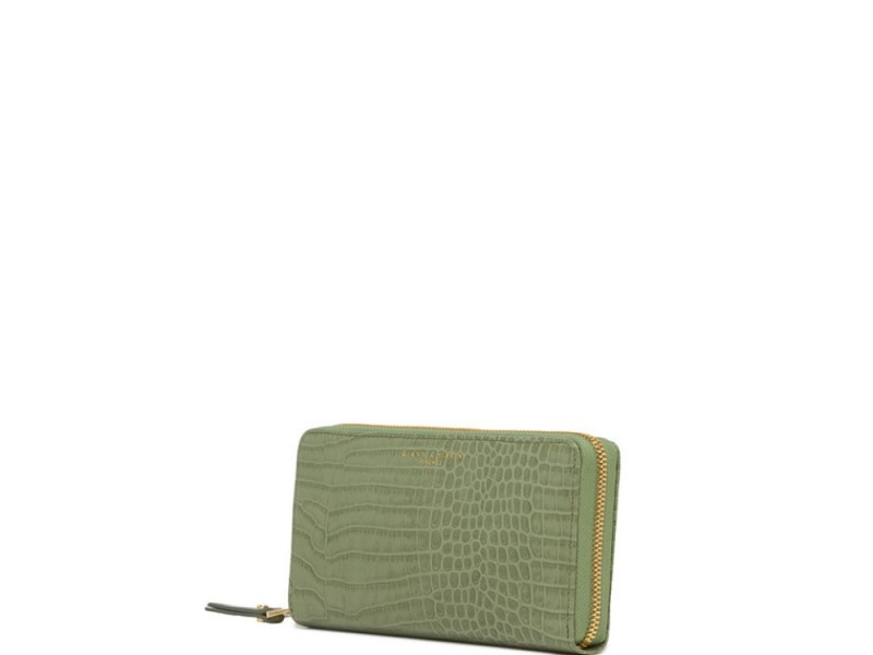 mint green wallet