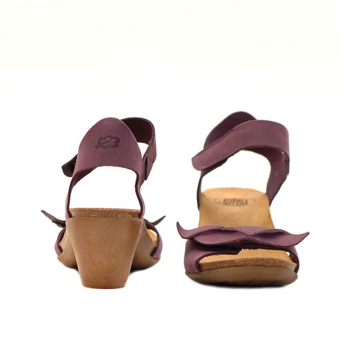 Loints Next Purple Nubuck Leather Sandals