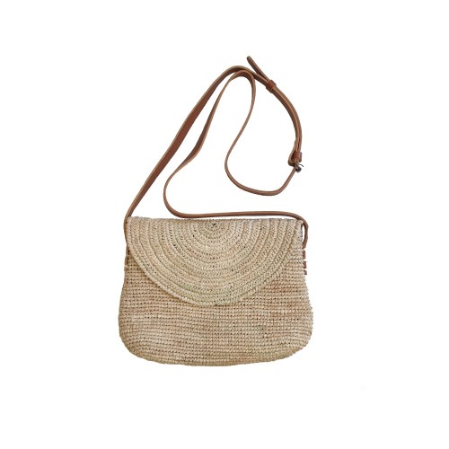Bagatelle France Raffia Crossbody Bags