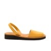 Minorquines Avarca Platja Yellow Leather Sandals