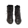 Lilimill Black Lace Up Ankle Boots