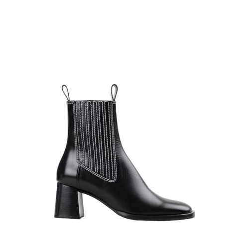 E8 By Miista Luana Black Ankle Leather Boots