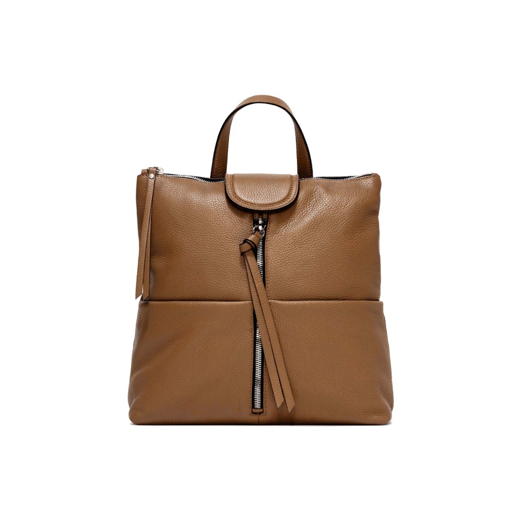 Gianni Chiarini Giada Camel Leather Backpack