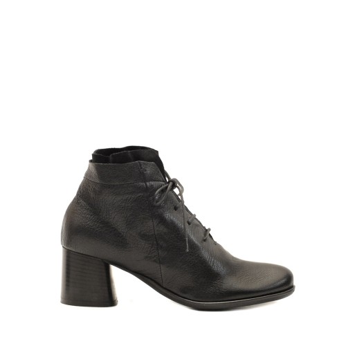 Lilimill Black Lace Up Ankle Boots