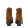 Brenda Zaro Tabac Suede Leather Boots