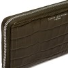Gianni Chiarini Olive Green Croco Leather Wallet