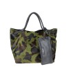Alchimia Military Green Hairy Leather Tote