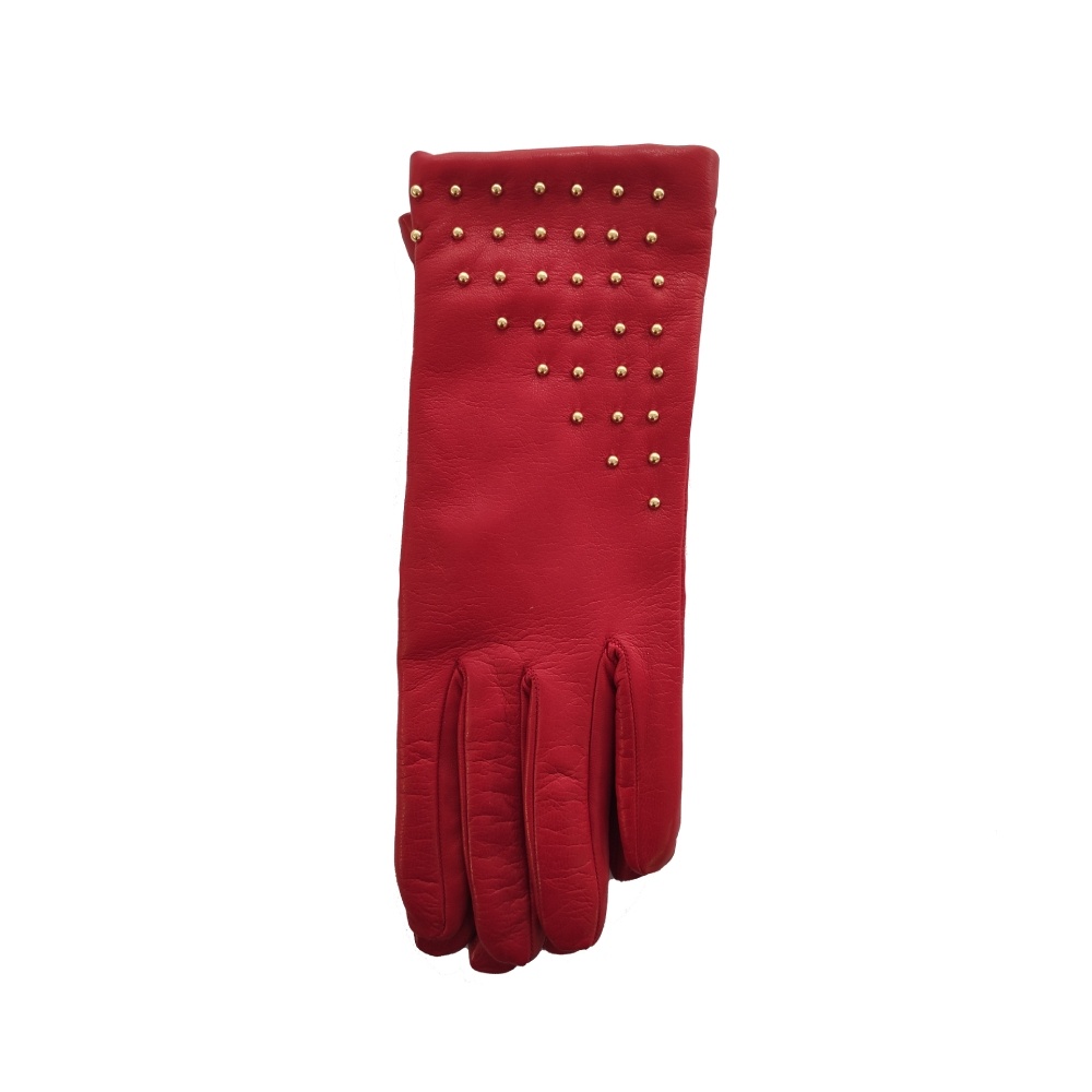 The Bag Red Leather Gloves