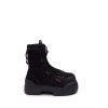 Vic Matie Black Drawstring Ankle Boots