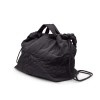 Vic Matie Black Logo Embroidered Padded Bag