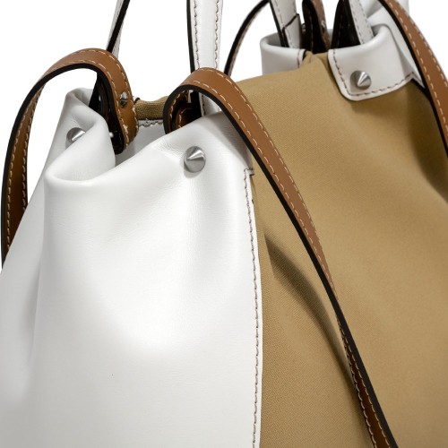 Gianni Chiarini Tulip White Leather Handbag