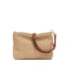 Gianni Chiarini Brenda Knitted Straw And Leather Bag