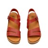 Loints Samba Red Leather Sandal Platform