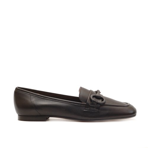 The Bag Black Leather Loafers