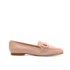 The Bag Pink Leather Loafers