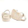 KMB Off-White Leather Sandals