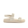 KMB Off-White Leather Sandals