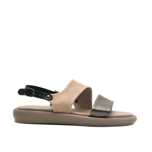 Lilimill Zoel Nude Leather Sandals
