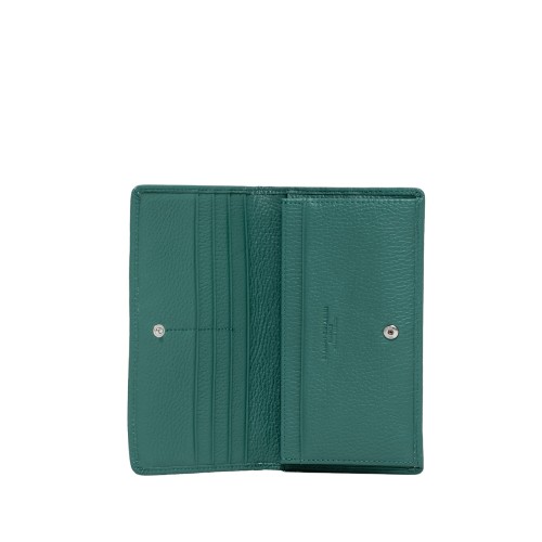 Gianni Chiarini Essential Oasi Cactus Green Leather Wallet