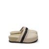 Vic Matie Beige Leather Clogs