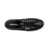 Superga 2750 Suede Black Leather Sneakers