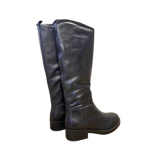 Paola-Ferri-Black-Leather-Knee-Boots
