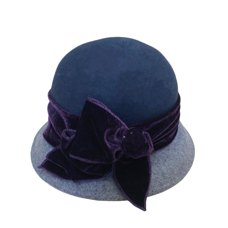The Bag Lady s Blue-Grey Hat
