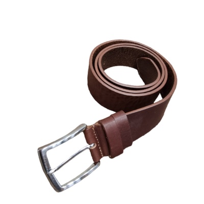 Genny Casual Light Brown Leather Mens Belt