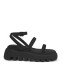 VIC MATIE BLACK TRAVEL SANDALS
