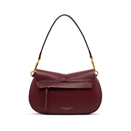 Gianni Chiarini Helena Round Wine Berry Shoulder Bag - Image 6