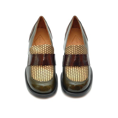 CHIE_MIHARA_ZUMAIRA_GOLD_CHOCO_GREEN