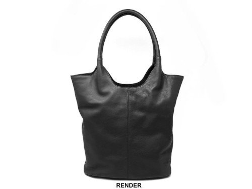 VIC_MATIE_DAFNE_BLACK_DOUBLE_HUNDLE_SHOPPER