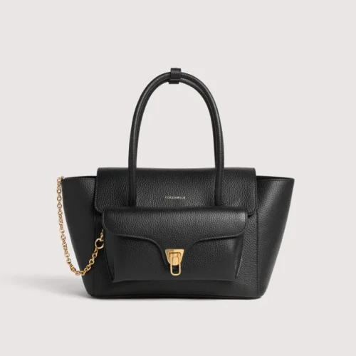 COCCINELLE_DOUBLE-BEAT_MEDIUM_BLACK